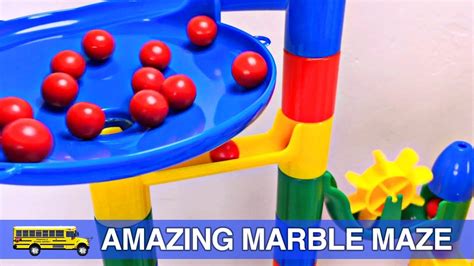 Toddler Learning Colors Fun Marble Maze Teaching Colours For Children