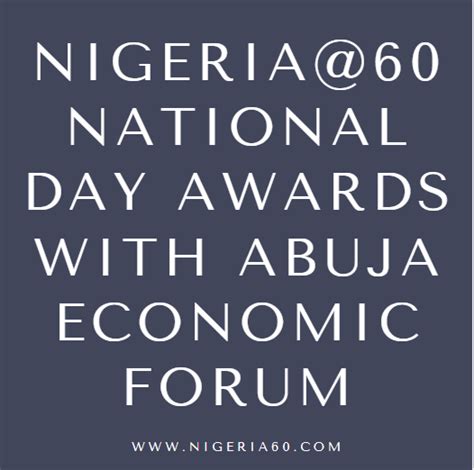 Nigeria National Day Awards
