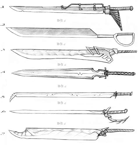 14 Cool Sword Designs Images Bastard Sword Design Cool Anime Sword