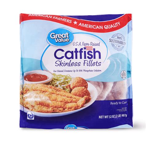 Great Value Frozen Catfish Fillets 2lb