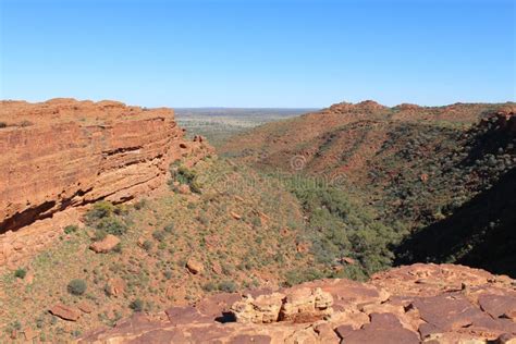 Kings Canyon In The Northern Territory Of Australia Stock Photo Image