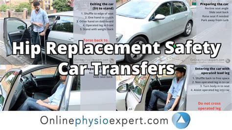 Hip Replacement Getting In To A Car And Out Of A Car Youtube