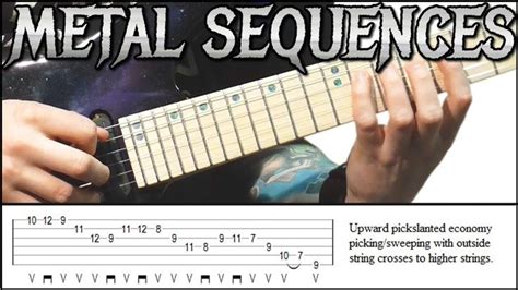 Metal Guitar Scale Sequences Tabs Guitar Scales Learn Guitar Guitar
