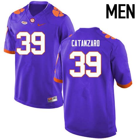 For those clemson fans who want to see the tigers wear a purple or white helmet with an orange i wanted to know because i did not know what the traditional uniform of clemson was because it was. Men Clemson Tigers #39 Chandler Catanzaro College Football Jerseys-Purple | Clemson tigers ...