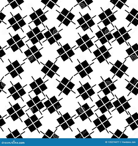 Vector Seamless Black And White Pin Icon Pattern Background Design