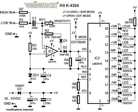 This circuit is based on lm3915 this circuit is using a single ic and a few discrete components. CIRCUIT DIAGRAM LED VU METER - Auto Electrical Wiring Diagram