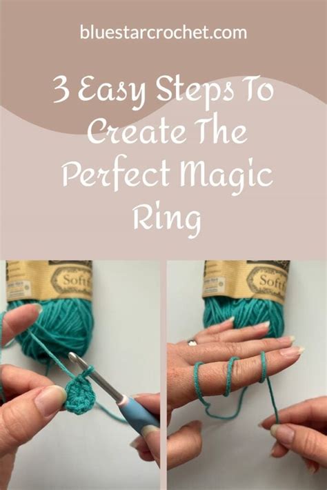 How To Make Crochet Magic Ring The Easy Way Blue Star Crochet