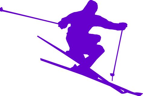 Skifahren Ski Bergab Kostenlose Vektorgrafik Auf Pixabay