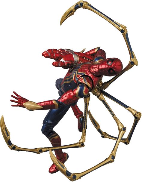 Iron Spider Mafex Action Figure At Mighty Ape Nz