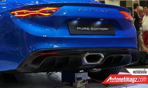 Singapore Motor Show 2019 Alpine A110 Rear End Autonetmagz Review