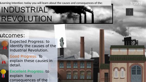 The Industrial Revolution Causes And Consequences Teaching Resources