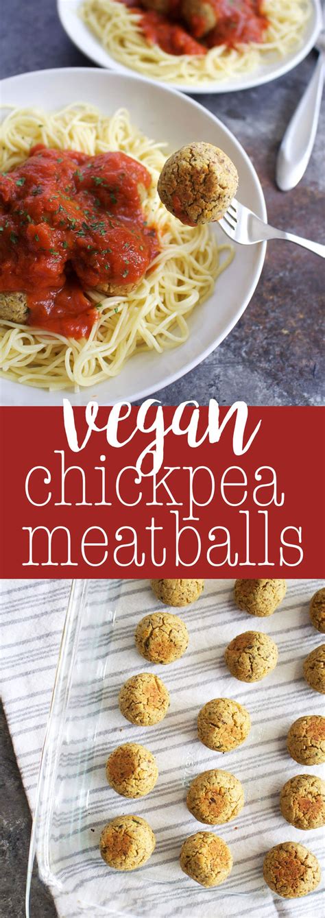 Easy Vegan Meatballs Made From Chickpeas Karissas Vegan Kitchen