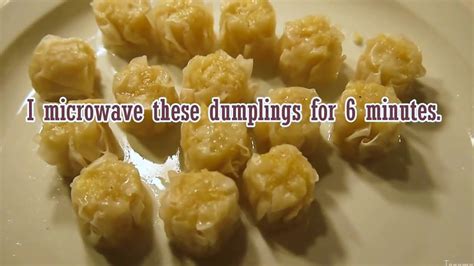 Microwave Shrimp Shumai Dumplings Ajinomoto Youtube