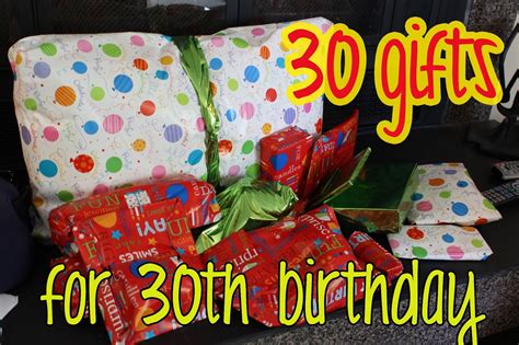 30th birthday gifts & present ideas. love, elizabethany: gift idea: 30 gifts for 30th birthday