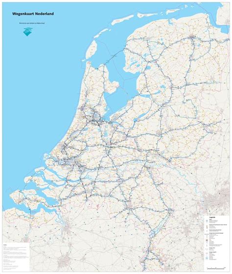 Wegenkaart Nederland Red Geographics