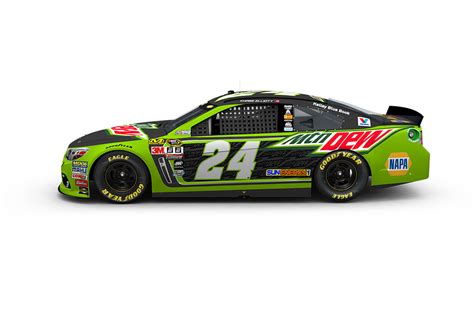 While mountain dew has experimented with vr. Elliott's new Mountain Dew scheme revealed | Hendrick ...