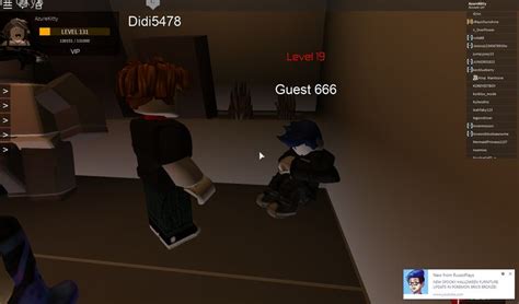 Guest 666 Was Scared Creepypasta Guest Roblox