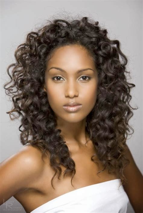 To keep curls, place a satin bonnet on your hair at night since cotton roughens the hair and drags it causing curls to pull. Curly Hairstyles for Black Women ~ Direct Hairstyles