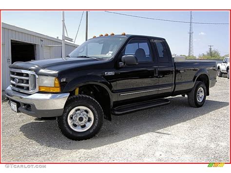 1999 Black Ford F250 Super Duty Lariat Extended Cab 4x4 51989253