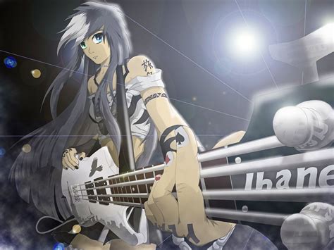 12 Anime Girl With Electric Guitar Wallpaper Tachi Wallpaper