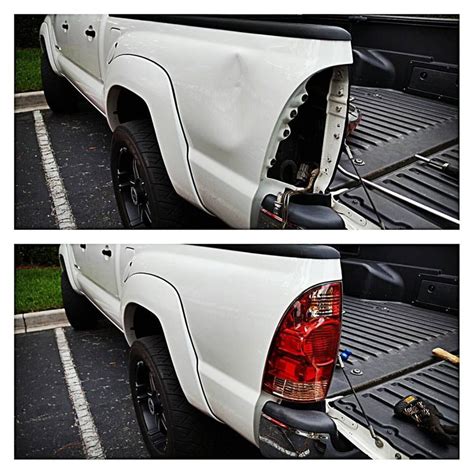 Toyota Tacoma Bedside Damage Auto Dent Solution