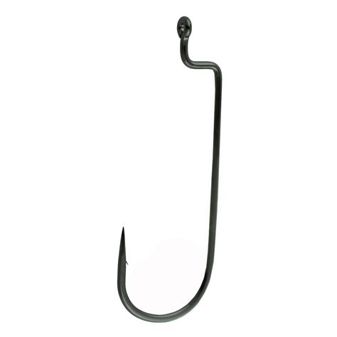 Worm Hook Size Round Bend Offset Shank Ns Black Per