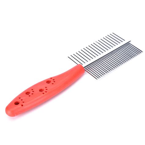 1 Pcs Two Sized Dense Comb For Dogs Stainless Steel Anti Static Pets