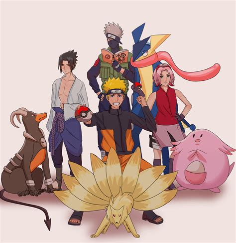 I Drew Team 7 As Pokemon Trainers Naruto