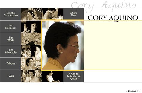 Cory Aquino Website