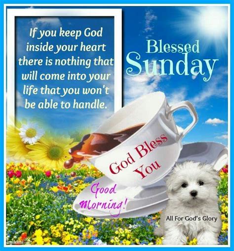 Blessed Sunday Good Morning Keep God In Your Heart Pictures Photos