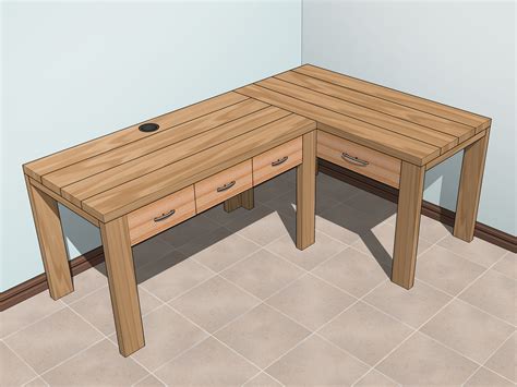 How To Build A Desk 15 Steps With Pictures Wikihow