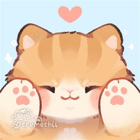 Chii🌻 Cremechii Twitter Kawaii Cat Drawing Cute Animal Drawings