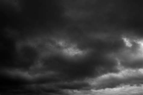 Premium Photo Black And White Sky Dramatic Clouds Horror Background