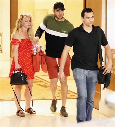 Britney spears and sam asghari attend sony pictures' once upon a time. Britney Spears Pictured With BF Sam Asghari Amid Treatment