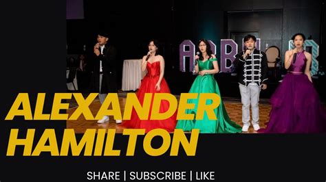 Alexander Hamilton Cover By Kitchen Crew Youtube
