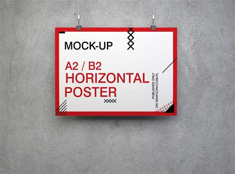 horizontal poster mockups
