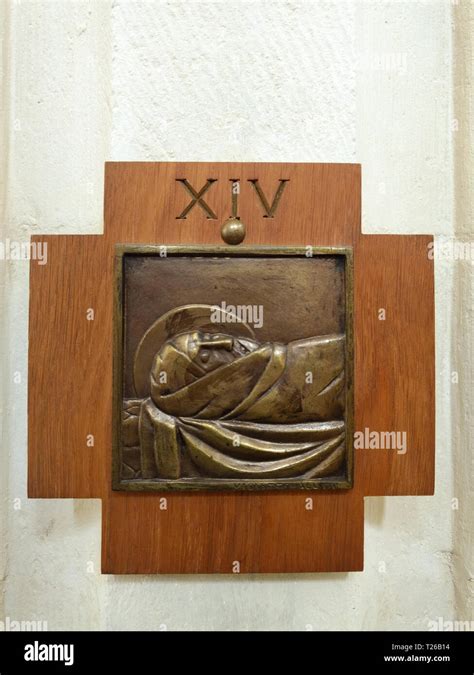 Stations Of The Cross As Depicted In Saint Peters Church In Leuven