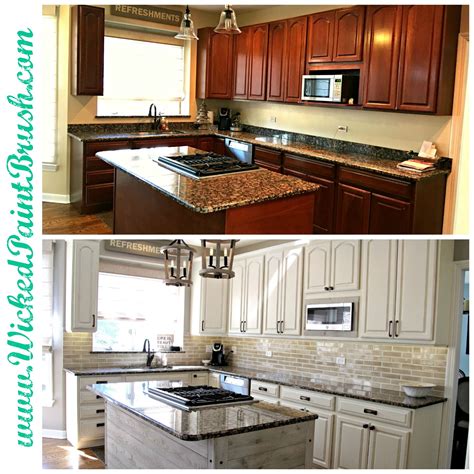 Refinishing & cleaning kitchen cabinets. Kitchen cabinet refinishing Before And After photos ...