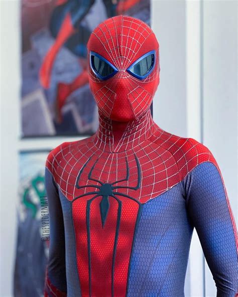 The Amazing Spider Man 1 Prototype Suit Cosplay Cosplay Amazing Spider Man Suit Spiderman
