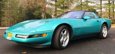 Turquoise 91 Corvette Zr 1 Up For Auction Gm Authority