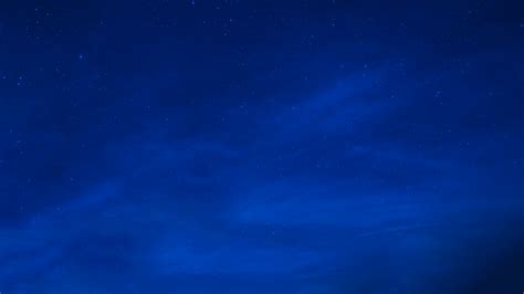 Blue Night Sky Stars Wallpaper