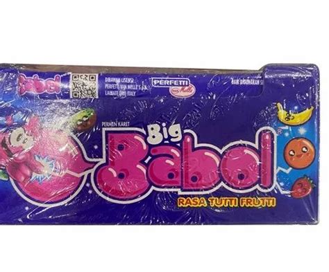 Rectangular Big Babol Rasa Tutti Frutti Gum Packaging Type Packet