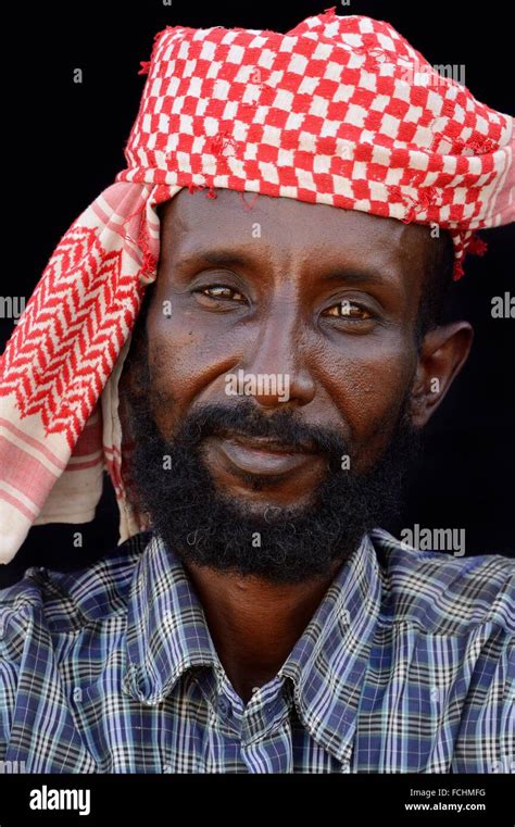 Afar Tribe Man At Ahmed Ela Village Danakil Depression Afar Region