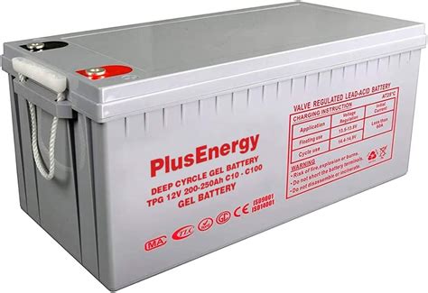 Plusenergy Batería Solar 12v Ciclo Profundo Agm 150ah 250ah Gel 150ah