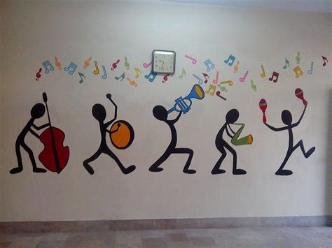 Music Room Wall Paint By Yasmeen Rasheed Foundation Public School