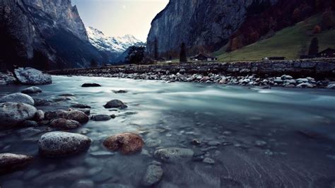 Switzerland 4k Hd Wallpaper River Mountains Rocks Horizontal