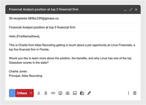 Recruiting Email Examples