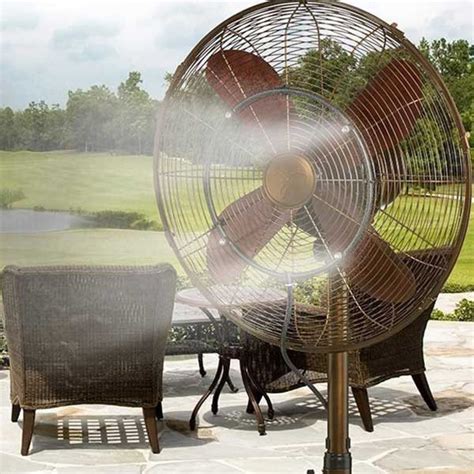 1 nozzle fan mister outdoor misting systems us made. Outdoor Misting Fan | Misting fan, Outdoor misting fan ...