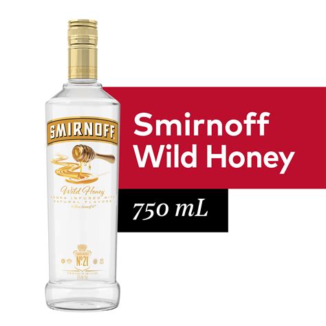 Smirnoff Wild Honey Vodka Infused With Natural Flavors 750 Ml