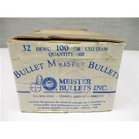 Bullet Master 32 Cal Bullets